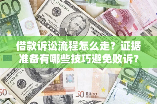 武汉借款诉讼流程怎么走？证据准备有哪些技巧避免败诉？