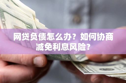 武汉网贷负债怎么办？如何协商减免利息风险？