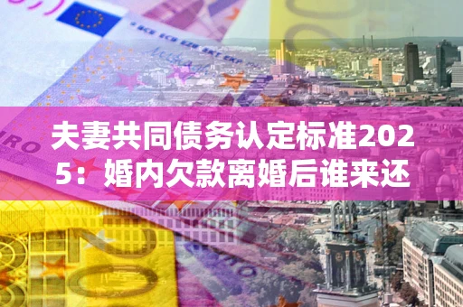 武汉夫妻共同债务认定标准2025：婚内欠款离婚后谁来还？