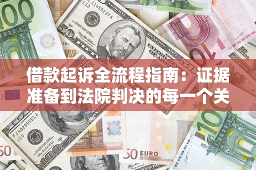 武汉借款起诉全流程指南：证据准备到法院判决的每一个关键步骤