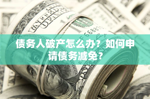 武汉债务人破产怎么办？如何申请债务减免？
