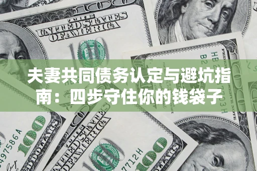 武汉夫妻共同债务认定与避坑指南：四步守住你的钱袋子