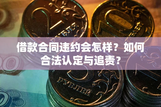 武汉借款合同违约会怎样？如何合法认定与追责？