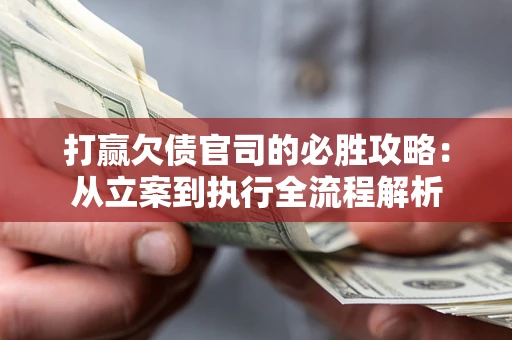 武汉打赢欠债官司的必胜攻略：从立案到执行全流程解析