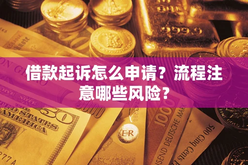 武汉借款起诉怎么申请？流程注意哪些风险？