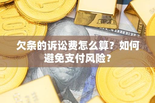 武汉欠条的诉讼费怎么算？如何避免支付风险？