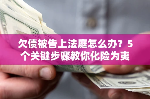 武汉欠债被告上法庭怎么办？5个关键步骤教你化险为夷
