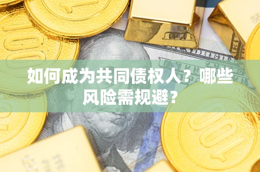 武汉如何成为共同债权人？哪些风险需规避？