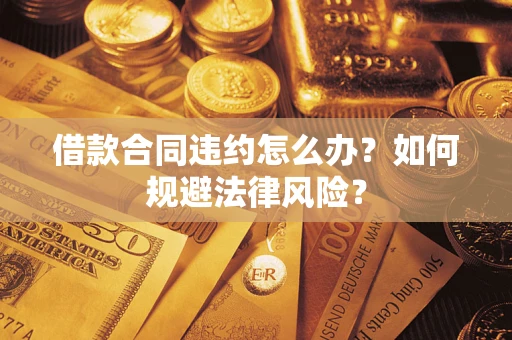 武汉借款合同违约怎么办？如何规避法律风险？