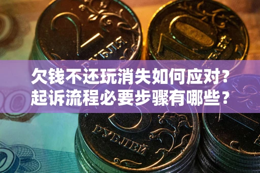武汉欠钱不还玩消失如何应对？起诉流程必要步骤有哪些？