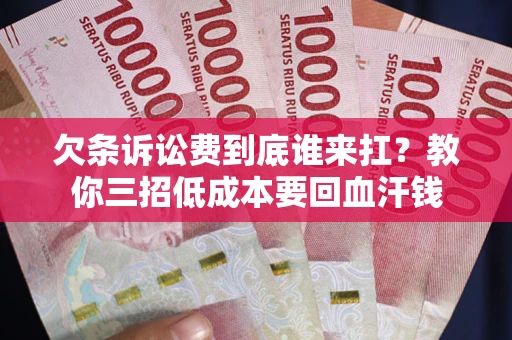 武汉欠条诉讼费到底谁来扛？教你三招低成本要回血汗钱